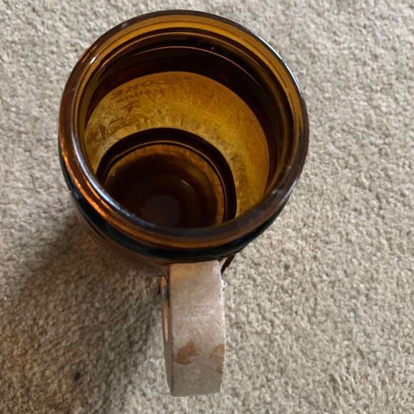 Rehoboth Boardwalk and Beach Vintage Glass Mug With Wood Handle - Picture 5 of 6